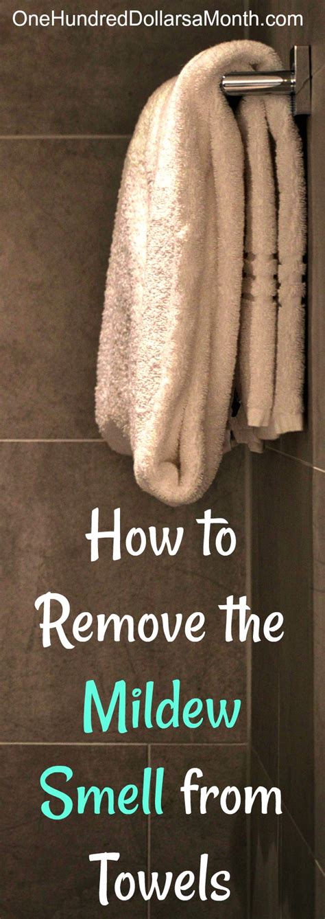 How To Remove Mildew Smell From Towels One Hundred Dollars A Month