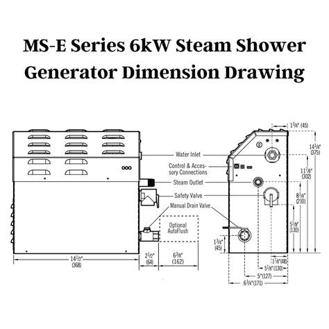 Mr Steam 6kw Ms E Series Steam Shower Generator Ms150e Vital