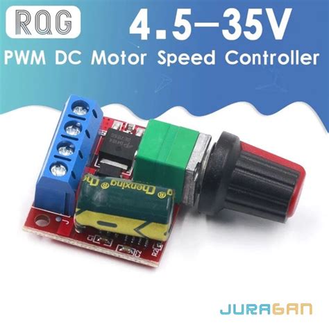 Jual PWM DC MOTOR SPEED CONTROLLER MINI PENGATUR KECEPATAN PUTARAN DC