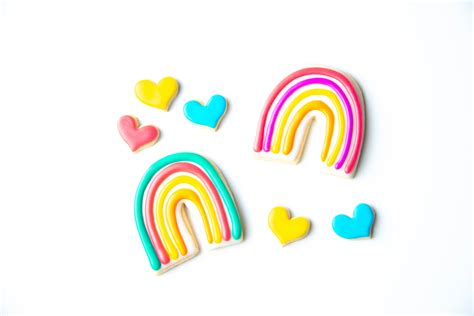 Funky Rainbow Cookie Cutter Fondant And Playdoh Cutters Too Etsy