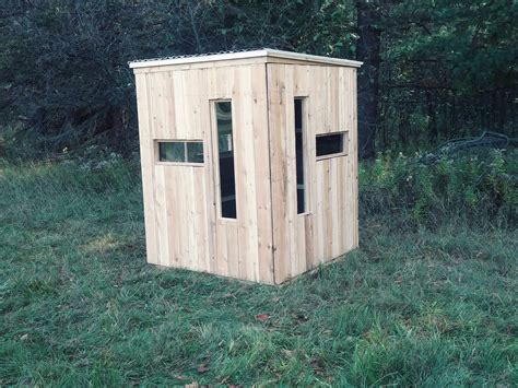 Bow & Rifle Hunting Box Blinds - Productive Cedar Products