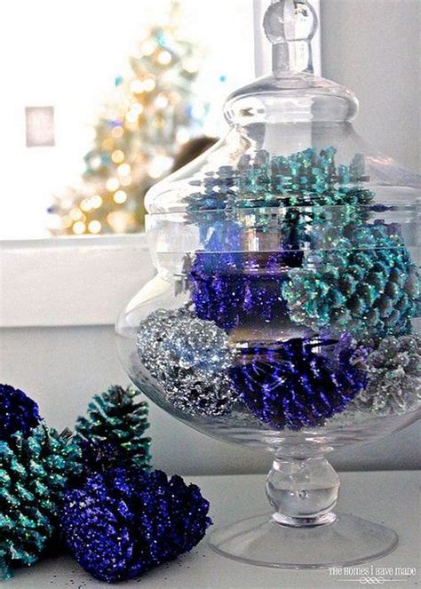 Colorful Pine Cone Table Decor K4 Craft