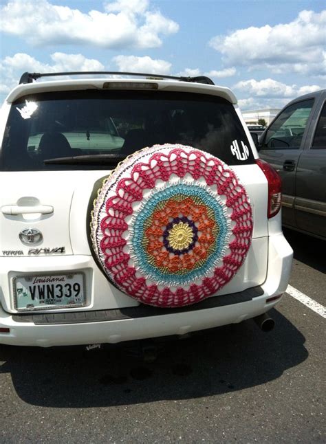 Crochet Spare Tire Cover