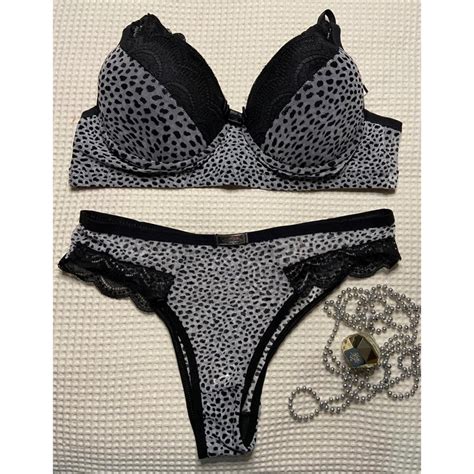 Lingerie Oncinha Sexy Intima REF Shopee Brasil