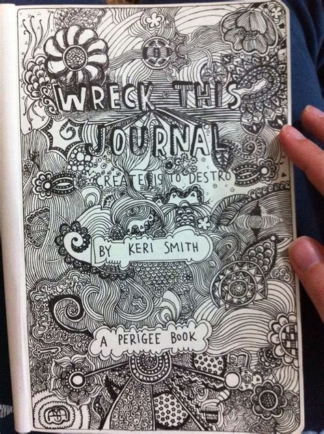 Wreck This Journal Title Page Wreck This Journal Journal Title Page