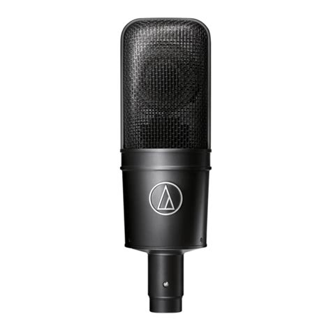 AUDIO TECHNICA AT4033 MICROPHONE SPECIFICATIONS ManualsLib