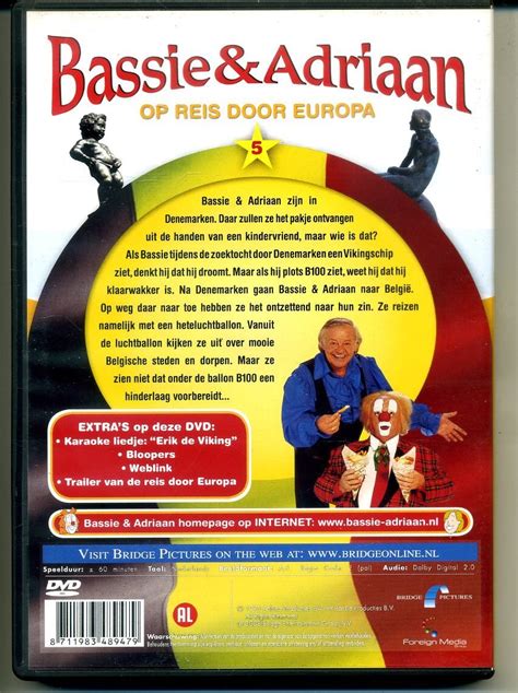 Bassie Adriaan Op Reis Door Europa Deel Dvd Zgan