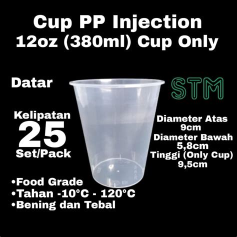 Jual Thinwall Cup Oz Pp Injection Gelas Plastik Ml Injection Cup