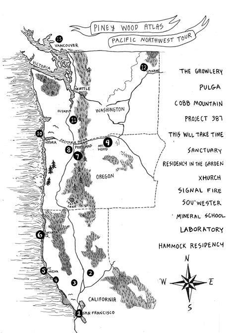 Northwest States And Capitals