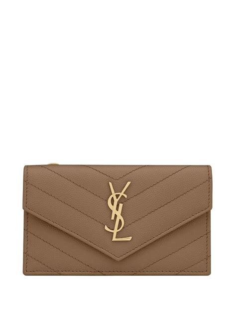 Saint Laurent Cassandre Quilted Cardholder Farfetch