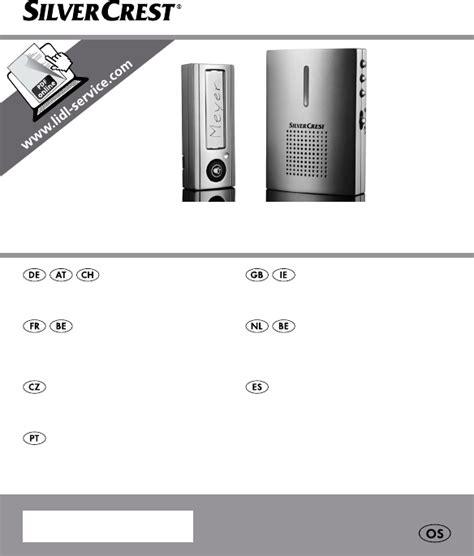 Handleiding SilverCrest IAN 283087 Deurbel