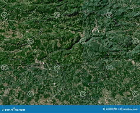 Zasavska Slovenia Low Res Satellite No Legend Stock Illustration