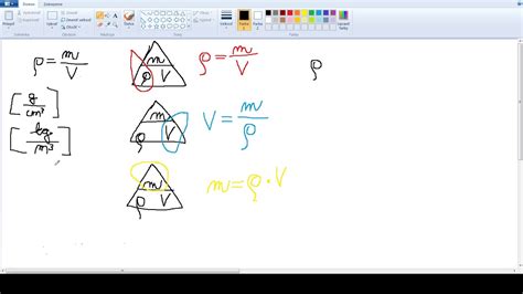 Fyzika 6roc Výpočet Hustoty 6 Roč Youtube