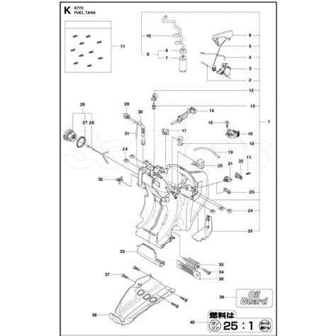 Husqvarna K770 Parts Diagram Seddons Plant