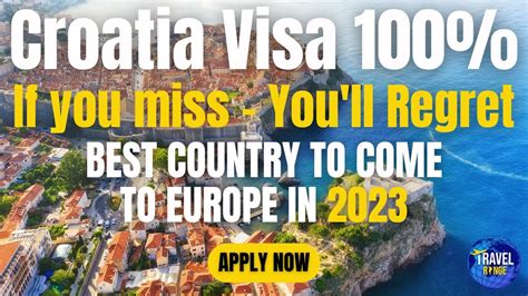 Croatia Work Permit Visa Visa Ratio Youtube