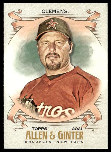 Topps Allen Ginter Roger Clemens Houston Astros Ebay