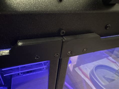 Stiffening Lift-Off Door Hinges for Original Prusa Enclosure with