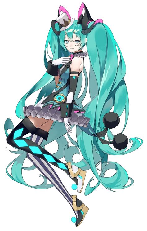 Hatsune Miku Magical Mirai Miku And Magical Mirai Miku Vocaloid And 1 More Drawn By Rsk