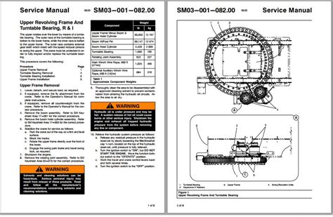 Linkbelt Telescopic Crawler Crane TCC 1400 Service Manual Auto Repair