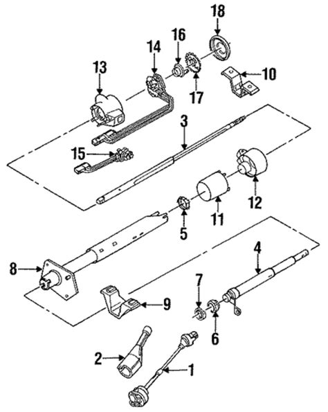 OEM STEERING COLUMN ASSEMBLY For 1994 Chevrolet Suburban K1500