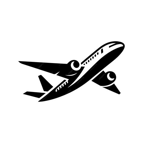 Premium Vector | Airplane logo template airplane logo elements airplane
