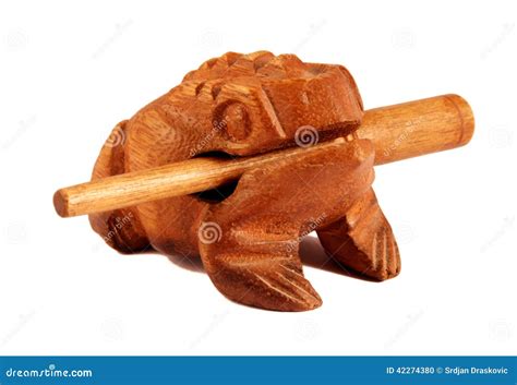 Croaking Frog stock photo. Image of percussive, instrument - 42274380