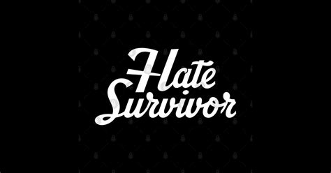 Hate Survivor Original Aesthetic Tribute 〶 Hate Survivor Sticker
