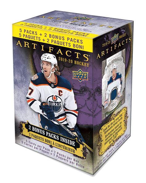 2019 20 Upper Deck Artifacts Hockey Hobby Box Packs And Boxes Boxes