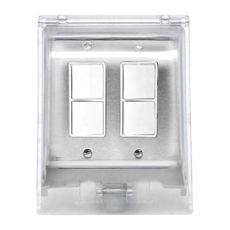 Innova Dual Duplex Switch Weatherproof Flush Mount And Gang Box