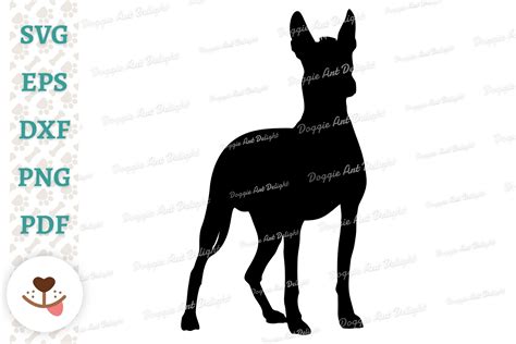 Xolo Dog, Xoloitzcuintli Silhouette Svg Graphic by Doggie Art Delight ...