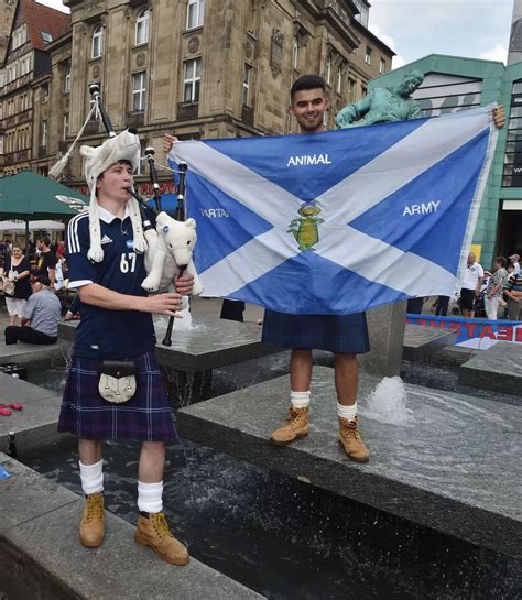 In Pictures Tartan Army Show The World Champions How To Prepare For A