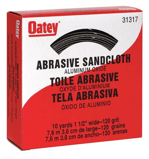 Oatey In W X Ft L Aluminum Oxide Abrasive Utility Roll