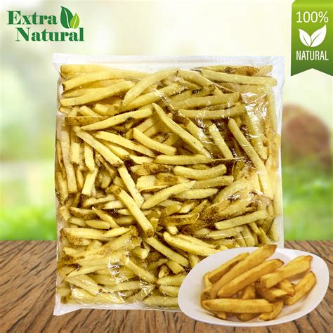 Extra Natural Frozen Straight Cut Surecrisp Skin On French Fries G