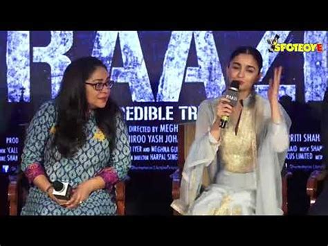 UNCUT Alia Bhatt Meghna Gulzar Vicky Kaushal At Ae Watan Song