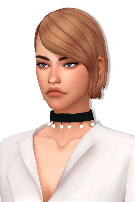 Sims 4 Cc Maxis Match Female Hair Short Tgbxe