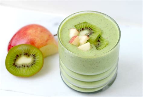 Kiwi Apple Green Smoothie Homemade Nutrition Nutrition That Fits