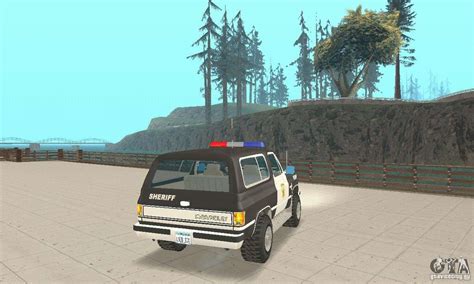 Chevrolet Blazer Sheriff Edition For Gta San Andreas