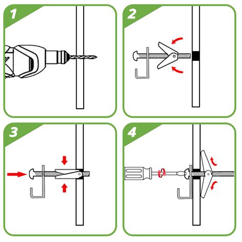 10pcs Toggle Bolt Anchor For Drywall Cavity Wall P... – Grandado