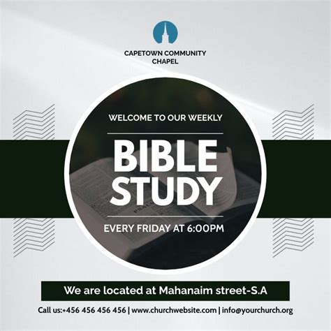 Church Graphic Design High Quality Design Flyer Template Bible