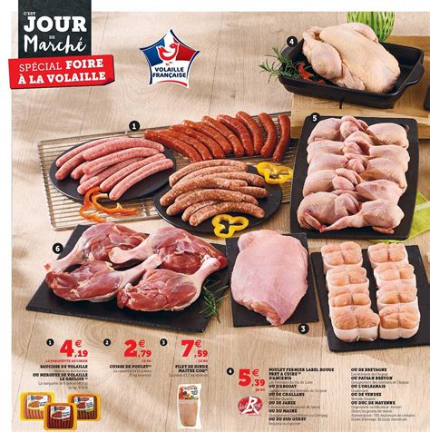 Promo Saucisse De Volaille Ou Merguez De Volaille Le Gaulois Cuisse De