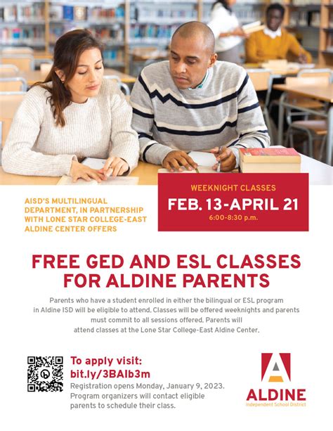 Free Ged Classes For Aldine Parents Aldine Young Womens Leadership