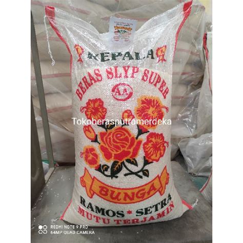 Jual Beras Cap Bunga 25kg Indonesia Shopee Indonesia