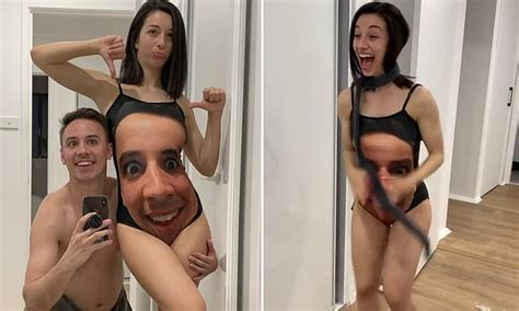 Man Buys His Bikini Obsessed Fiance A Swimming Costume With His Face On It Daily Mail Online