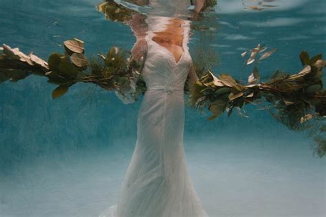 Ethereal Underwater Styled Wedding Shoot Phoenix Underwater Wedding