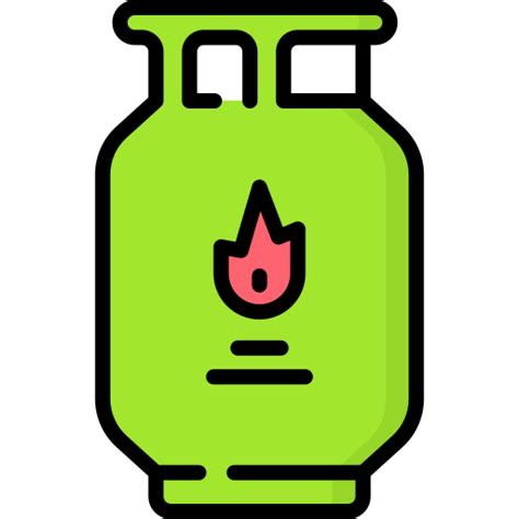 Gas Cylinder Special Lineal Color Icon