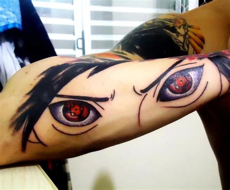 Mangekyou Sharingan Madara Uchiha Tattoo