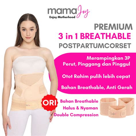 Jual Korset Postpartum 3 In 1 Breathable Mamajoy Original Korset