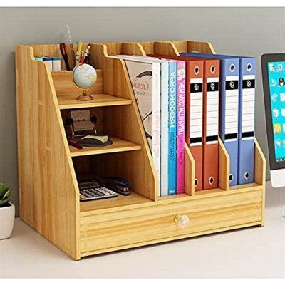 Latitude Run Wooden Desk Organizers Storage Organizer Office Desk