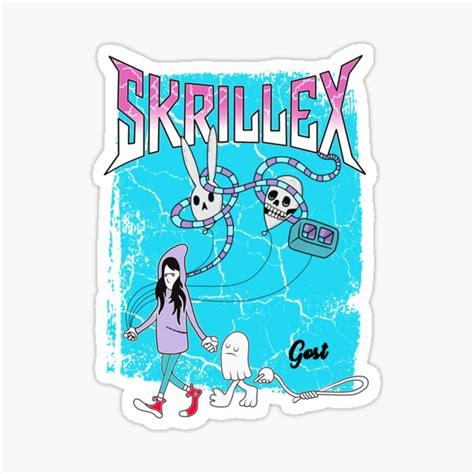 Skrillex Gost Album Cover Sticker For Sale By Mucore Redbubble