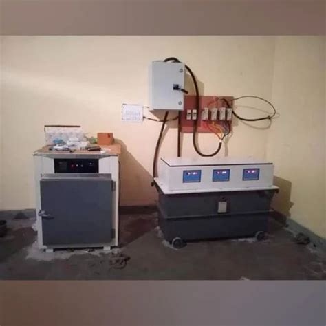 Three Phase 100 Kva Oil Cooled Servo Voltagxe Stabilizer For